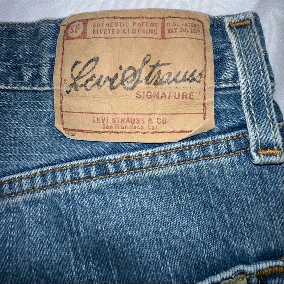Vintage Levi Strauss Loose Straight 100% Cotton Jeans Size 32x30 Medium Wash - Picture 9 of 9